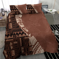 Bula Fiji Bedding Set Tribal Masi Tapa - Brown LT7 - Wonder Print Shop