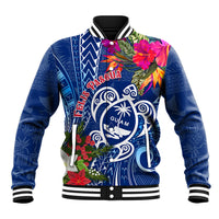Guam Christmas Baseball Jacket Turtle Mix Tapa Felis Pasgua LT7 - Wonder Print Shop