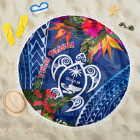 Guam Christmas Beach Blanket Turtle Mix Tapa Felis Pasgua LT7 - Wonder Print Shop