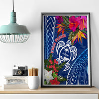 Guam Christmas Canvas Wall Art Turtle Mix Tapa Felis Pasgua LT7 - Wonder Print Shop