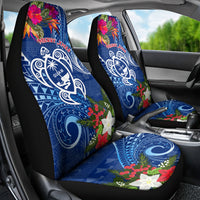 Guam Christmas Car Seat Cover Turtle Mix Tapa Felis Pasgua LT7 - Wonder Print Shop