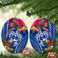 Guam Christmas Ceramic Ornament Turtle Mix Tapa Felis Pasgua LT7 - Wonder Print Shop