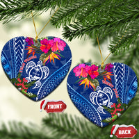 Guam Christmas Ceramic Ornament Turtle Mix Tapa Felis Pasgua LT7 - Wonder Print Shop