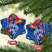 Guam Christmas Ceramic Ornament Turtle Mix Tapa Felis Pasgua LT7 - Wonder Print Shop