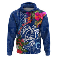 Guam Christmas Hoodie Turtle Mix Tapa Felis Pasgua - Wonder Print Shop