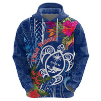 Guam Christmas Hoodie Turtle Mix Tapa Felis Pasgua - Wonder Print Shop