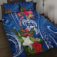 Guam Christmas Quilt Bed Set Turtle Mix Tapa Felis Pasgua - Wonder Print Shop