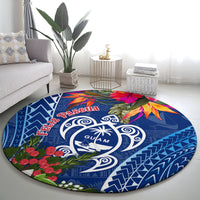 guam-christmas-round-carpet-turtle-mix-tapa-felis-pasgua