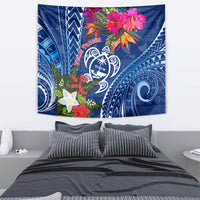 Guam Christmas Tapestry Turtle Mix Tapa Felis Pasgua - Wonder Print Shop