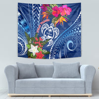 Guam Christmas Tapestry Turtle Mix Tapa Felis Pasgua - Wonder Print Shop