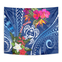 Guam Christmas Tapestry Turtle Mix Tapa Felis Pasgua - Wonder Print Shop