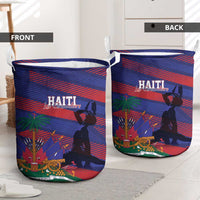 Haiti Football Les Grenadiers Laundry Basket Echoes of History - Wonder Print Shop