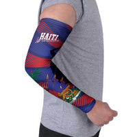 Haiti Football Personalized Les Grenadiers Arm Sleeves Echoes of History - Wonder Print Shop