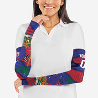 Haiti Football Personalized Les Grenadiers Arm Sleeves Echoes of History - Wonder Print Shop
