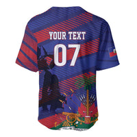 Haiti Football Personalized Les Grenadiers Baseball Jersey Echoes of History - Wonder Print Shop