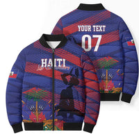 Haiti Football Personalized Les Grenadiers Bomber Puffer Jacket Echoes of History - Wonder Print Shop