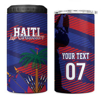 Haiti Football Personalized Les Grenadiers 4 in 1 Can Cooler Tumbler Echoes of History - Wonder Print Shop