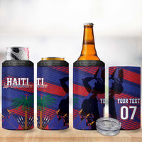 Haiti Football Personalized Les Grenadiers 4 in 1 Can Cooler Tumbler Echoes of History - Wonder Print Shop