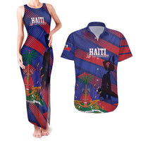 Haiti Football Personalized Les Grenadiers Couples Matching Tank Maxi Dress and Hawaiian Shirt Echoes of History - Wonder Print Shop