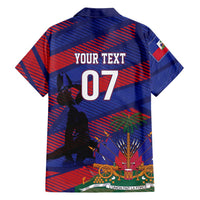 Haiti Football Personalized Les Grenadiers Family Matching Long Sleeve Bodycon Dress and Hawaiian Shirt Echoes of History - Wonder Print Shop