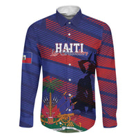 Haiti Football Personalized Les Grenadiers Family Matching Long Sleeve Bodycon Dress and Hawaiian Shirt Echoes of History - Wonder Print Shop