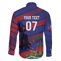 Haiti Football Personalized Les Grenadiers Family Matching Long Sleeve Bodycon Dress and Hawaiian Shirt Echoes of History - Wonder Print Shop
