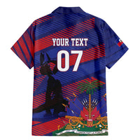 Haiti Football Personalized Les Grenadiers Family Matching Mermaid Dress and Hawaiian Shirt Echoes of History - Wonder Print Shop