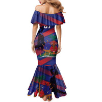 Haiti Football Personalized Les Grenadiers Family Matching Mermaid Dress and Hawaiian Shirt Echoes of History - Wonder Print Shop