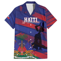 Haiti Football Personalized Les Grenadiers Family Matching Off Shoulder Maxi Dress and Hawaiian Shirt Echoes of History - Wonder Print Shop