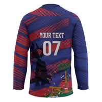 Haiti Football Personalized Les Grenadiers Hockey Jersey Echoes of History - Wonder Print Shop