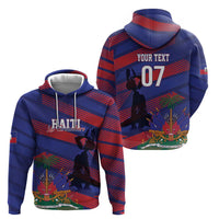 Haiti Football Personalized Les Grenadiers Hoodie Echoes of History - Wonder Print Shop