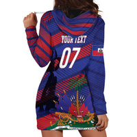Haiti Football Personalized Les Grenadiers Hoodie Dress Echoes of History - Wonder Print Shop