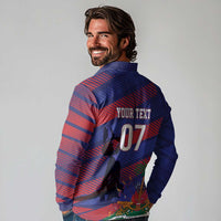 Haiti Football Personalized Les Grenadiers Long Sleeve Polo Shirt Echoes of History - Wonder Print Shop