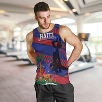 Haiti Football Personalized Les Grenadiers Men Tank Top Echoes of History - Wonder Print Shop