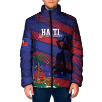 Haiti Football Personalized Les Grenadiers Padded Jacket Echoes of History - Wonder Print Shop