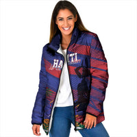 Haiti Football Personalized Les Grenadiers Padded Jacket Echoes of History - Wonder Print Shop