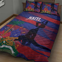 Haiti Football Les Grenadiers Quilt Bed Set Echoes of History - Wonder Print Shop
