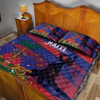 Haiti Football Les Grenadiers Quilt Bed Set Echoes of History - Wonder Print Shop