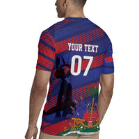 Haiti Football Personalized Les Grenadiers Rugby Jersey Echoes of History - Wonder Print Shop