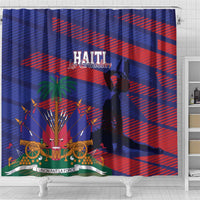 Haiti Football Les Grenadiers Shower Curtain Echoes of History - Wonder Print Shop
