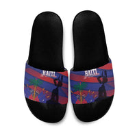 Haiti Football Les Grenadiers Slide Sandals Echoes of History - Wonder Print Shop