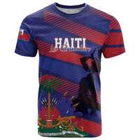 Haiti Football Personalized Les Grenadiers T Shirt Echoes of History - Wonder Print Shop