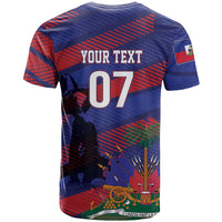 Haiti Football Personalized Les Grenadiers T Shirt Echoes of History - Wonder Print Shop