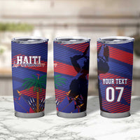 Haiti Football Personalized Les Grenadiers Tumbler Cup Echoes of History - Wonder Print Shop