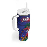 Haiti Football Personalized Les Grenadiers Tumbler With Handle Echoes of History - Wonder Print Shop