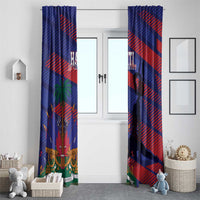 Haiti Football Les Grenadiers Window Curtain Echoes of History - Wonder Print Shop