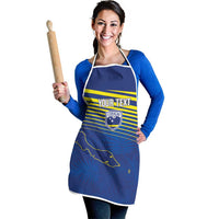 Curacao Football Custom Korsou Blue Wave Apron Making History - Wonder Print Shop