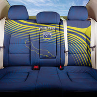Curacao Football Custom Korsou Blue Wave Back Car Seat Cover Making History - Wonder Print Shop