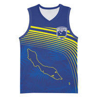 Curacao Football Custom Korsou Blue Wave Basketball Jersey Making History - Wonder Print Shop