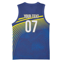 Curacao Football Custom Korsou Blue Wave Basketball Jersey Making History - Wonder Print Shop